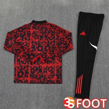 Ensemble Survetement De Foot FC Liverpool Noir Rouge 2025/2026