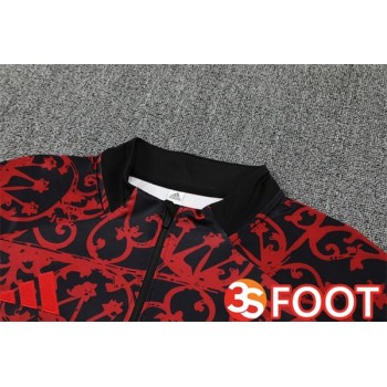 Ensemble Survetement De Foot FC Liverpool Noir Rouge 2025/2026