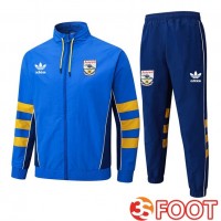 Ensemble Veste Survetement De Foot Arsenal Bleu 2025/2026