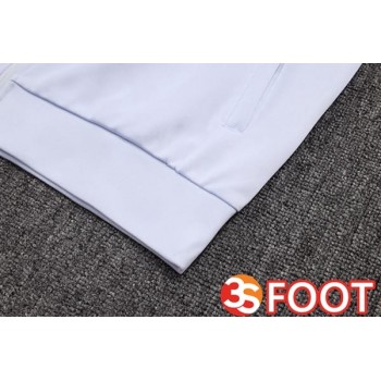 Ensemble Veste Survetement De Foot Real Madrid Blanc 2025/2026