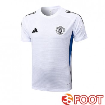 Training T-Shirts Manchester United Blanc 2025/2026
