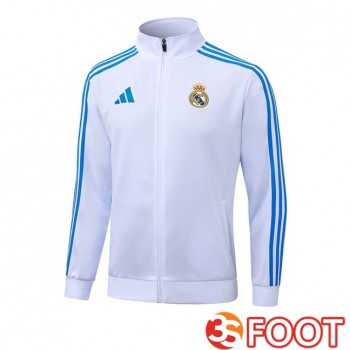 Veste Foot Real Madrid Blanc 2025/2026