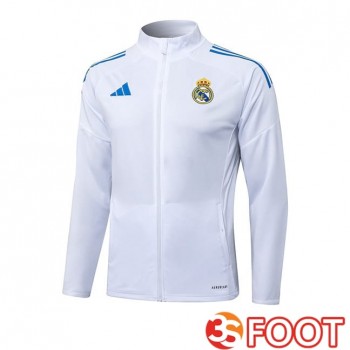 Veste Foot Real Madrid Blanc 2025/2026