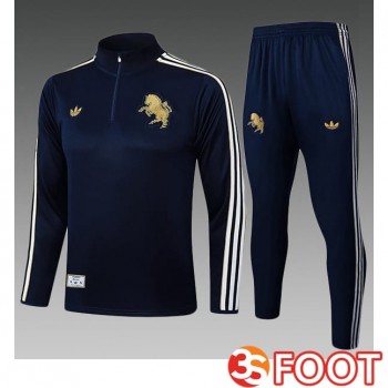 Ensemble Survetement De Foot Juventus Enfant Bleu Royal 2025/2026