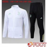 Ensemble Veste Survetement De Foot Juventus Enfant Blanc 2025/2026