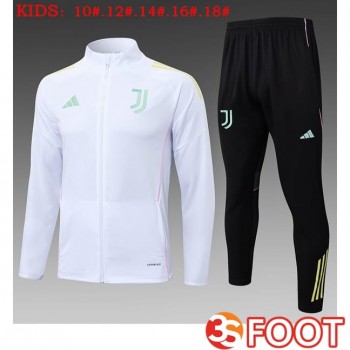Ensemble Veste Survetement De Foot Juventus Enfant Blanc 2025/2026
