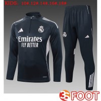 Ensemble Survetement De Foot Real Madrid Enfant Gris 2025/2026
