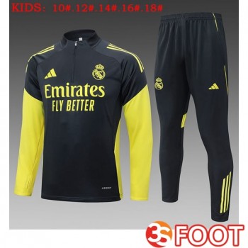 Ensemble Survetement De Foot Real Madrid Enfant Gris 2025/2026