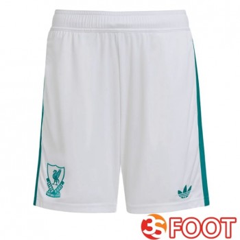 Short De Foot FC Liverpool Third Blanc 2025/2026