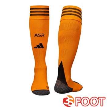 Chaussettes De Foot AS Roma Exterieur Jaune 2025/2026