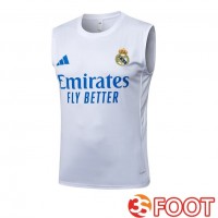 Gilet Foot Real Madrid Blanc 2025/2026