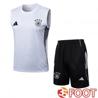 Gilet Foot Allemagne + Shorts Blanc 2025/2026