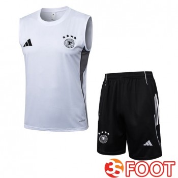 Gilet Foot Allemagne + Shorts Blanc 2025/2026