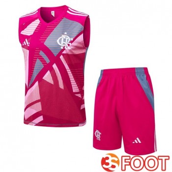 Gilet Foot Flamengo + Shorts Rose 2025/2026
