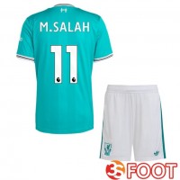 Maillot De Foot FC Liverpool (M.SALAH 11) Enfant Third Vert 2025/2026