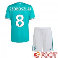 Maillot De Foot FC Liverpool (SZOBOSZLAI 8) Enfant Third Vert 2025/2026