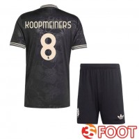 Maillot De Foot Juventus (KOOPMEINERS 8) Enfant Third Noir 2025/2026