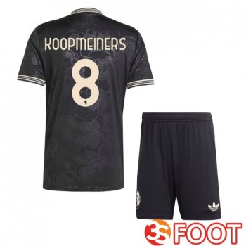 Maillot De Foot Juventus (KOOPMEINERS 8) Enfant Third Noir 2025/2026