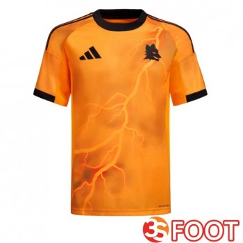 Maillot De Foot AS Roma Exterieur Jaune 2025/2026