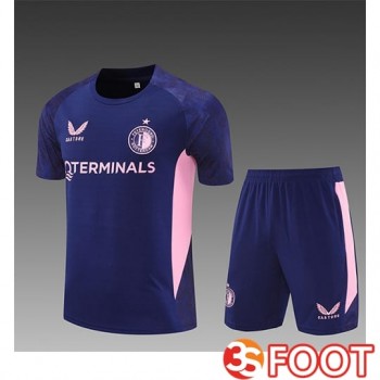 Ensemble Training T-Shirts Feyenoord Enfant Pourpre/Rose 2025/2026