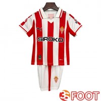 Maillot De Foot Sporting Gijon Enfant Domicile 2025/2026