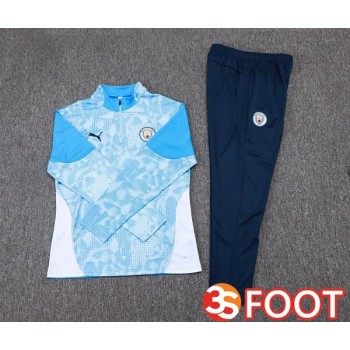 Ensemble Survetement De Foot Manchester City Bleu 2025/2026