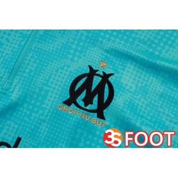 Ensemble Survetement De Foot Marseille OM Bleu 2025/2026