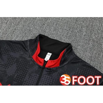Ensemble Survetement De Foot AC Milan Noir 2025/2026