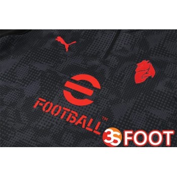 Ensemble Survetement De Foot AC Milan Noir 2025/2026