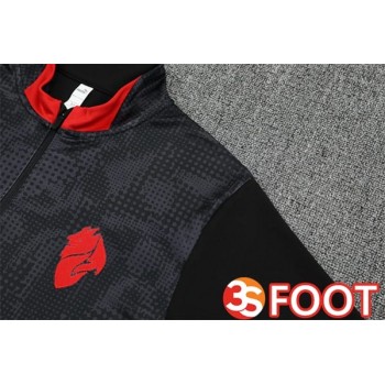 Ensemble Survetement De Foot AC Milan Noir 2025/2026