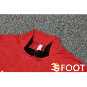 Ensemble Survetement De Foot AC Milan Rouge 2025/2026