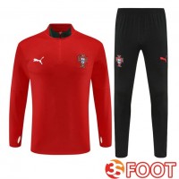 Ensemble Survetement De Foot Portugal Rouge 2025/2026