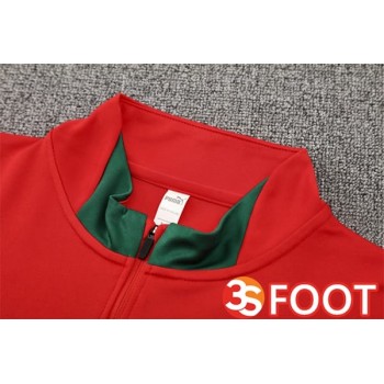 Ensemble Survetement De Foot Portugal Rouge 2025/2026