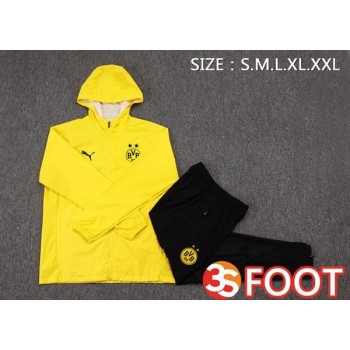Survetement De Foot - Coupe Vent Dortmund BVB Jaune 2025/2026
