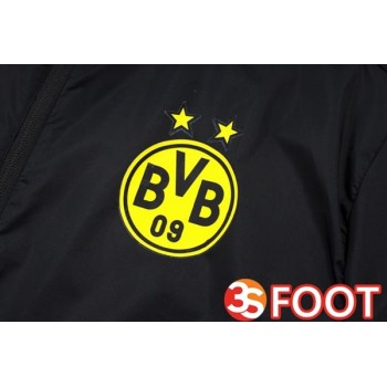 Survetement De Foot - Coupe Vent Dortmund BVB Noir 2025/2026