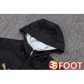 Survetement De Foot - Coupe Vent AC Milan Noir 2025/2026