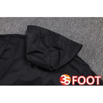 Survetement De Foot - Coupe Vent AC Milan Noir 2025/2026