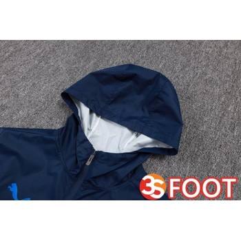 Survetement De Foot - Coupe Vent Marseille OM Bleu Royal 2025/2026