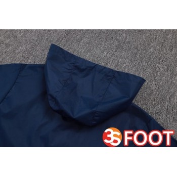 Survetement De Foot - Coupe Vent Marseille OM Bleu Royal 2025/2026