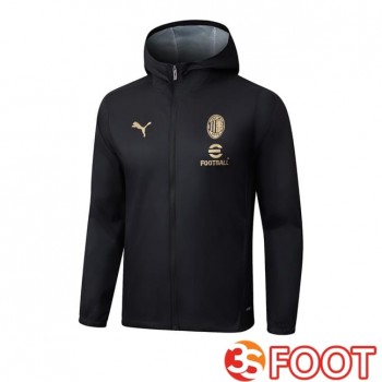 Coupe Vent AC Milan Noir 2025/2026