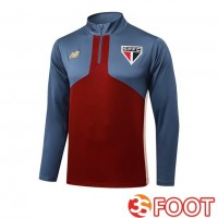 Training Sweatshirt Sao Paulo FC Rouge Gris 2025/2026