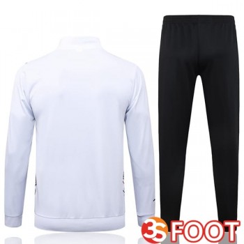 Ensemble Veste Survetement De Foot Sao Paulo FC Blanc 2025/2026