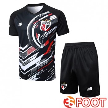 Ensemble Training T-Shirts Sao Paulo FC + Shorts Noir 2025/2026
