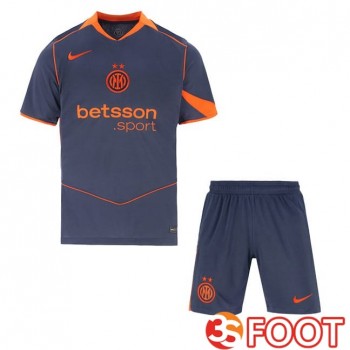 Maillot De Foot Inter Milan Enfant Third Gris 2025/2026