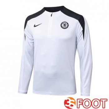 Training Sweatshirt FC Chelsea Blanc 2025/2026