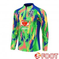 Training Sweatshirt Bresil Vert 2025/2026
