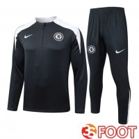 Ensemble Survetement De Foot FC Chelsea Gris 2025/2026