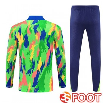 Ensemble Survetement De Foot Bresil Vert 2025/2026