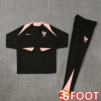 Ensemble Survetement De Foot France Noir 2025/2026