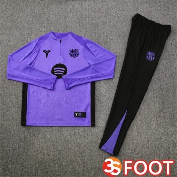 Ensemble Survetement De Foot FC Barcelone Pourpre 2025/2026